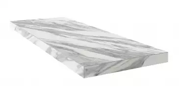 620070001951 Уффици Уайт Ступень 90 Угловая Левая 33x90